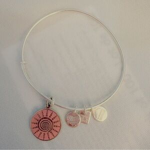 Alex and Ani Spiral Sun Charm Bangle | Charity by Design | 2015 | Silver Tone